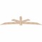 Ekena Millwork Alberta Smooth Timber Gable Bracket, Douglas Fir, 96"W x 28"H x 1 1/2"D x 5 1/2"F, 7/12 Pitch GBW096X28X0206ALB00SDF - alternate 4